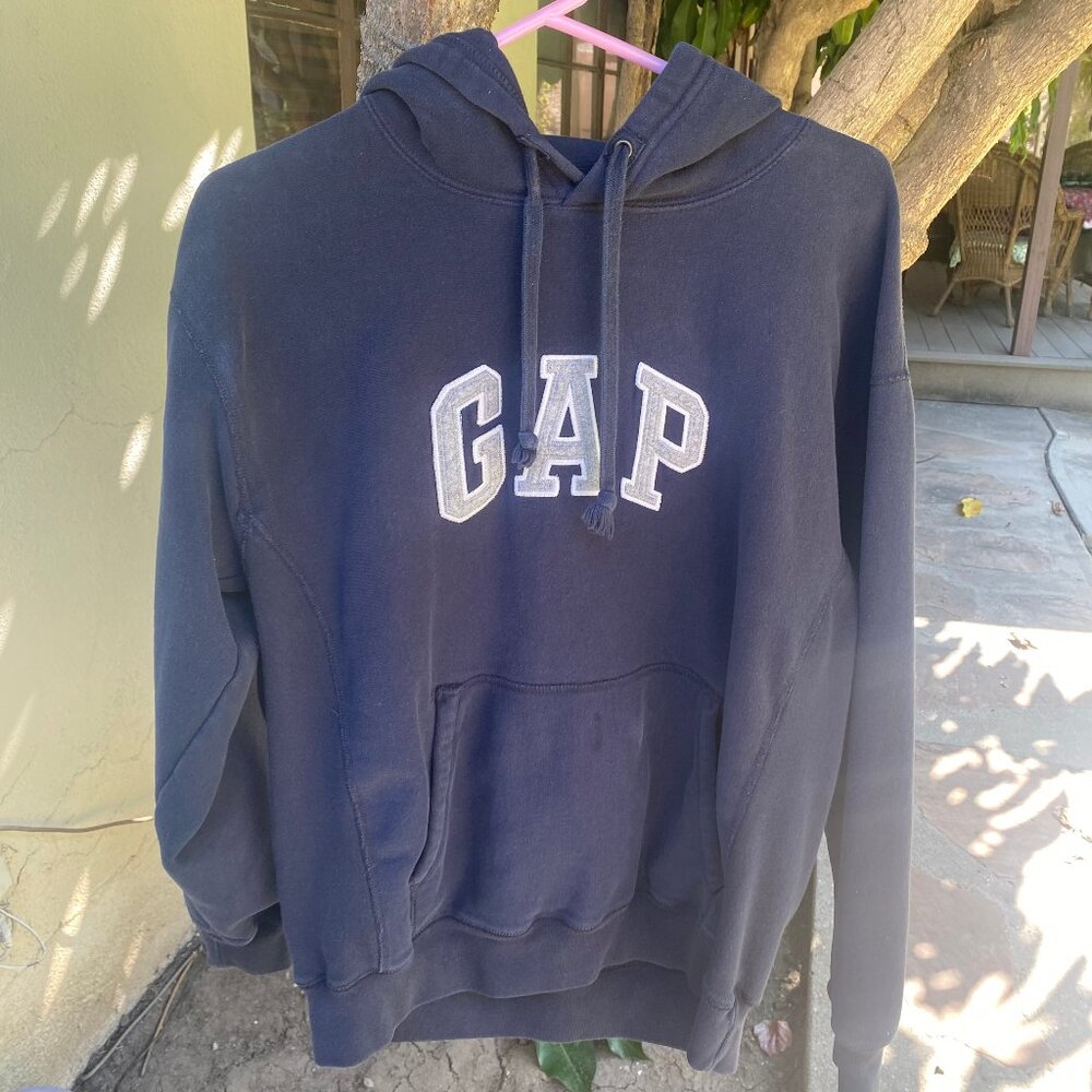 Women's Gap Navy Blue Hoodie Sweatshirt Size Small